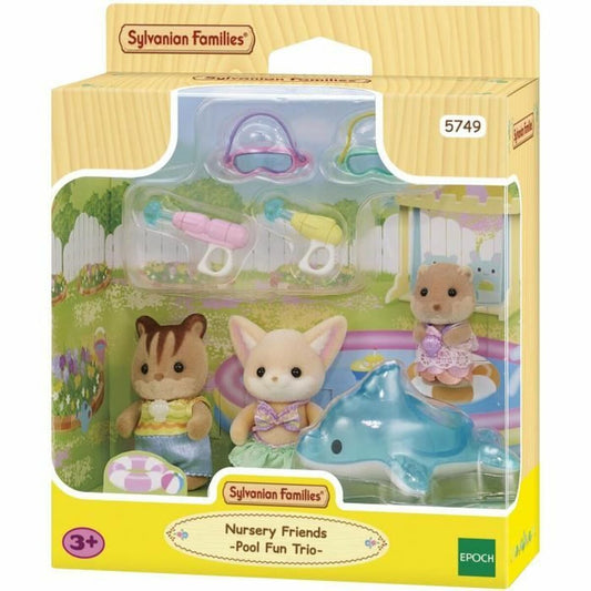 Sylvanian Families Dolls House Accessories Sylvanian Families 5749 Nursery Friends Pool Fun Trio