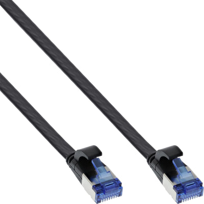 Inline Network Cable Flat , U/FTP, CAT.6A, Tpe Libre Halógenos, Black 5M — image 1