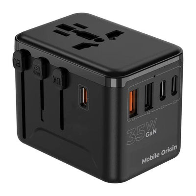 Mobile Origin 35W Travel Adapter GaN PW4 Eu/Uk/Us/Aus 3C + 2A — image 1