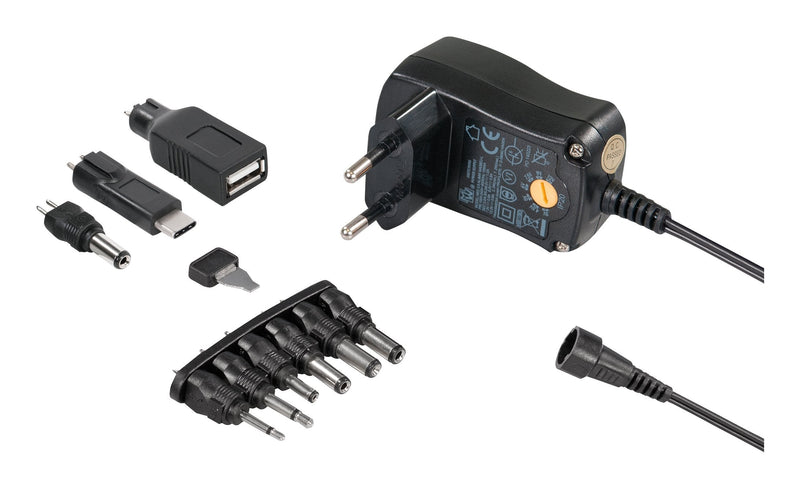 DC Einzelstecker + USB Type a Connector Female + USB Type-c Connector Male 600 Ma
