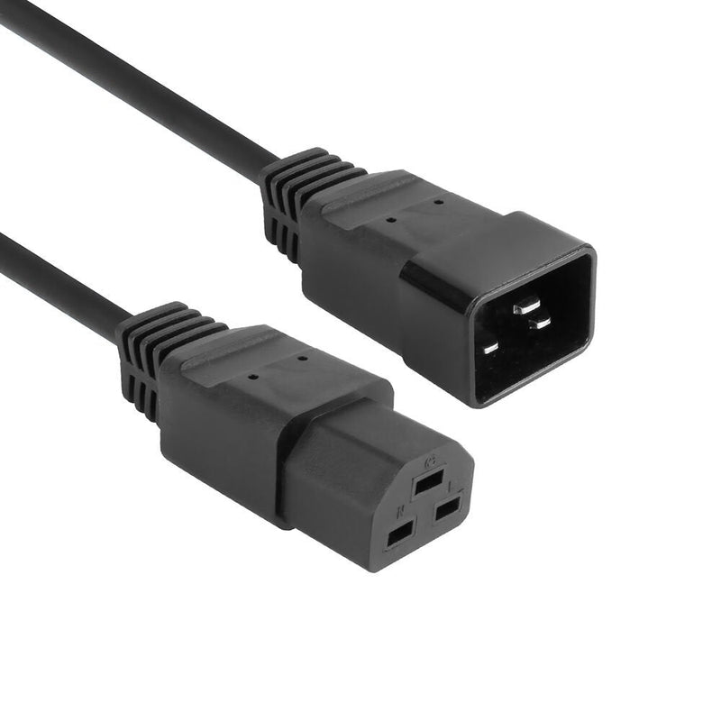 Powercord C20 - C21 IEC60320 Black 2.5M