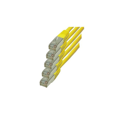 S-conn RJ45-RJ45, M-m, 1M Network Cable Yellow CAT.6 S/FTP (s-STP) — image 1