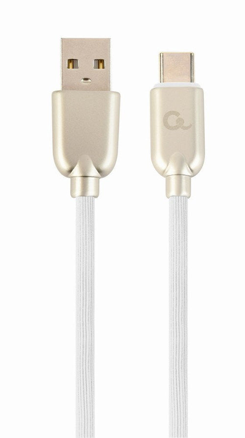 Gembird USB Cable 2.0 Am a Type-c (am / Cm), 2M,, White Premium CC-USB2R-AMCM-2M-W — image 1