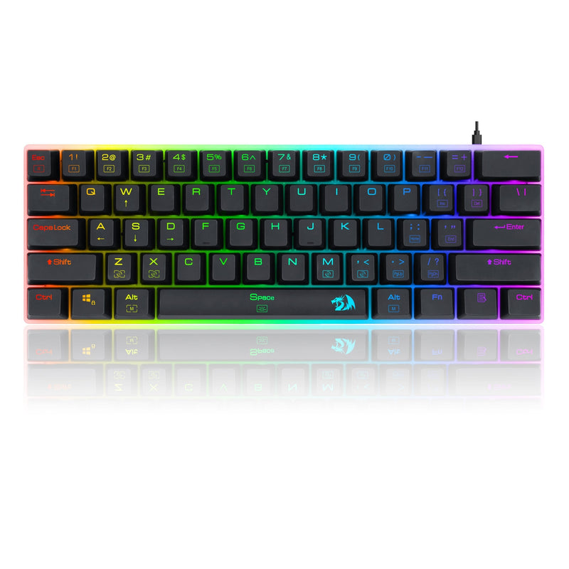 Redragon Alien Keyboard Gigante Mecánico Gaming RGB Switch Blue English Layout
