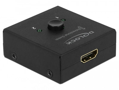 Delock Switch HDMI 2 - 1 Bidireccional 4K 60 HZ — image 1