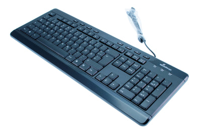 Mediarange Keyboard German MROS102 Universal USB Qwertz Black — image 1