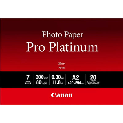 Canon PT-101 Paper Fotográfico White Tall Brillo A2 — image 1