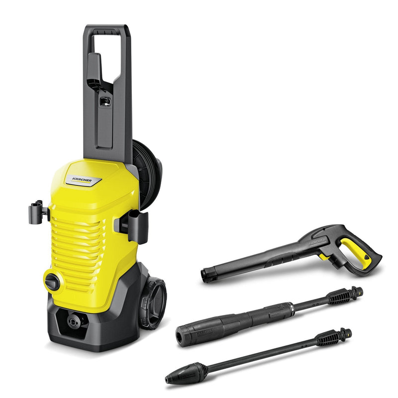 Kärcher Limpiadora High Presión K 4 Wcm Premium Yellow/Black With Limpiador Suciedad And Enrollador Hose 1.324
