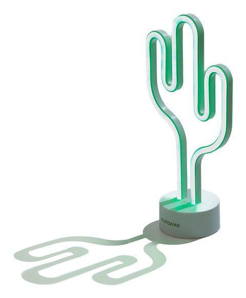 Muitomas Lamp Desk Neón With Letras Neón With Light Glossy And Colorida, Decoración Office Or Estudio, With