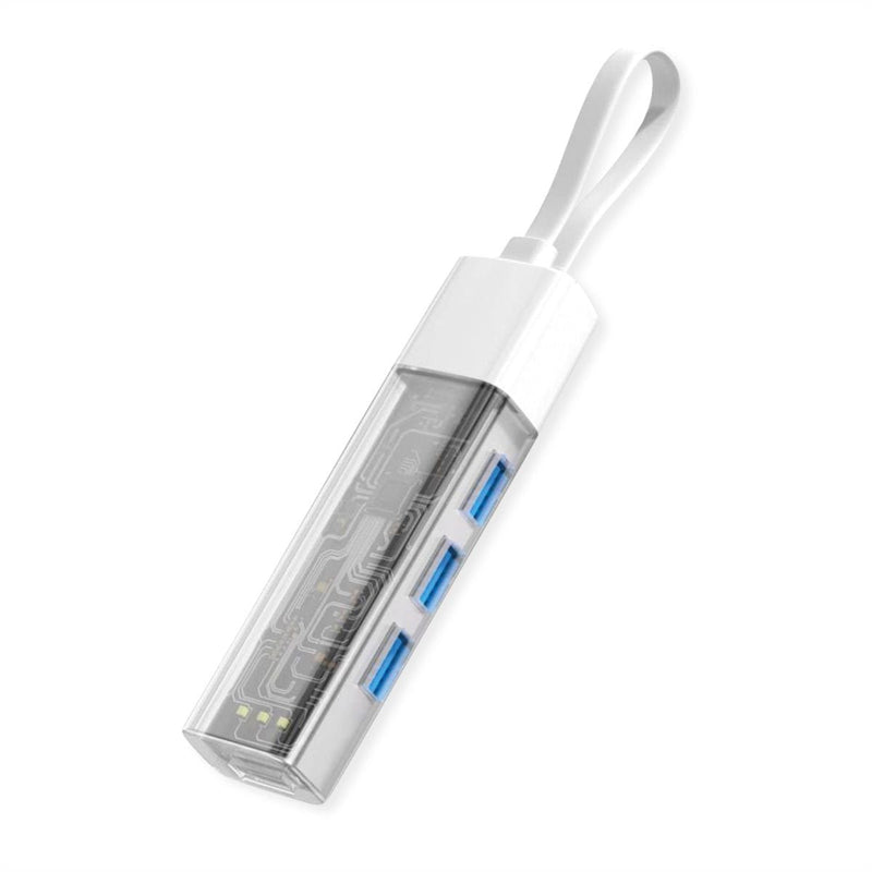 Roline Laptop USB 3.2 Gen 1 Hub, 4VÍAS, Type a + C Cable Connection