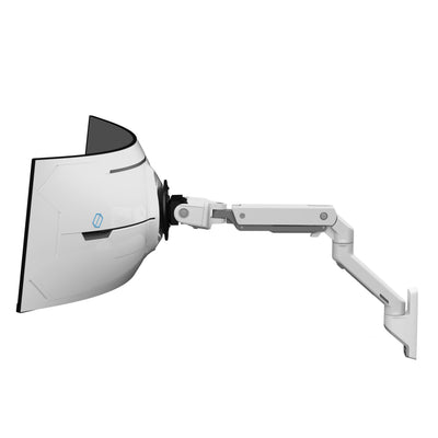 Ergotron Arm Monitor Hx With Articulación Vhd, Assembly Wall White Monitores Curvos 1000 R 45-694-216 — image 1