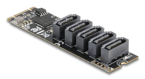 M.2 2280 Key B + M Controlador a 5 X SATA — image 1