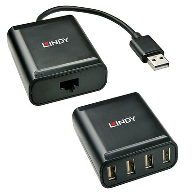 Lindy Extensor USB 2.0 CAT.5, 4 Ports 60M — image 1