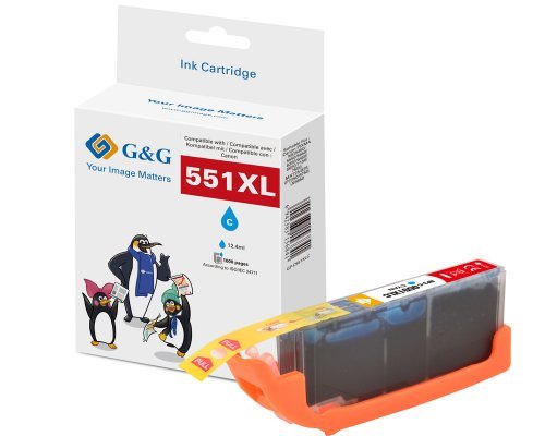 G&g Xl-druckerpatrone Compatible With Canon CLI-551C XL
