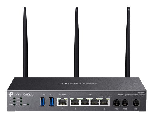 TP-Link Omada AX3000 Router Wireless Gigabit Ethernet Double Band (2,4GHZ 5GHZ) Black