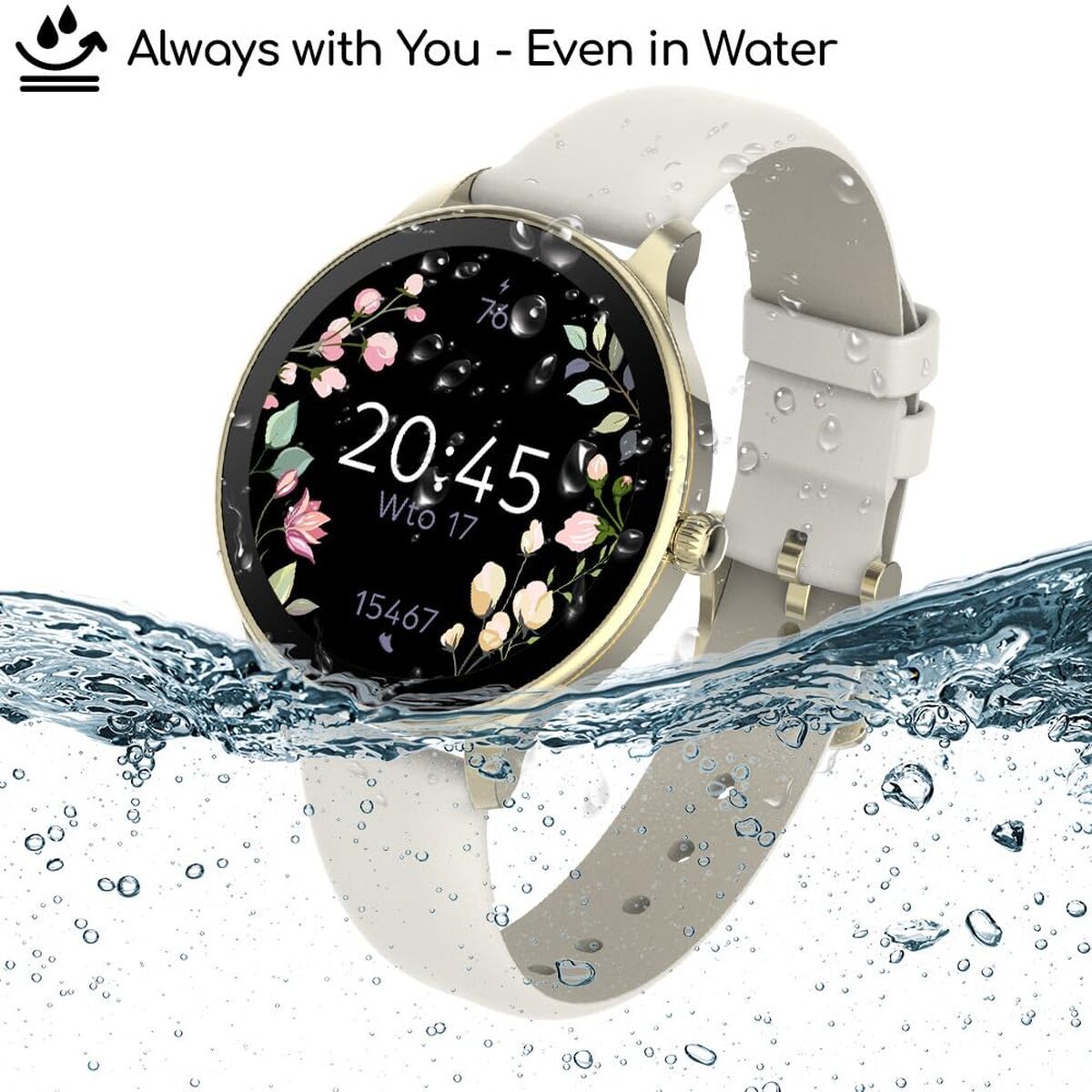 Forever Smartwatch Forever Gsm180306 Rose Gold