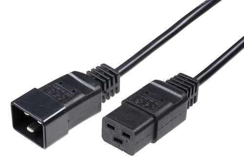 Microconnect PE141530 Cable Transmisión Black 3M C20 Acoplador C19 Acoplador — image 1