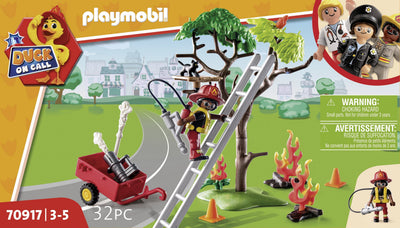 Playmobil 70917 Duck On Call Accion Rescate Bomberos Rescata Gato! — image 1