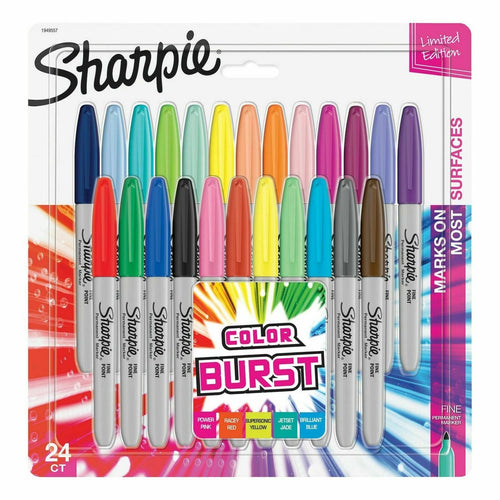 Sharpie Set Of Markers Permanentes Fine Colour Burst - 24 Colours — image 1