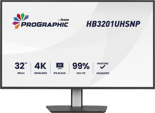 Iiyama Monitor 32 HB3201UHSNP-B1 16:9 HDMI + DP + USB-C 4K — image 1