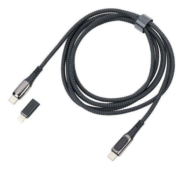 Troika Cable CBL20/Bk USB 2M USB C USB C/Lightning Black