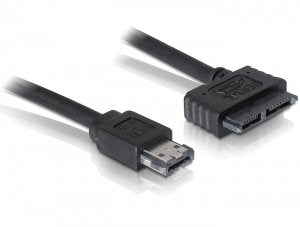 Delock Cable Esatap Slimline SATA13 Pin 1,0M — image 1