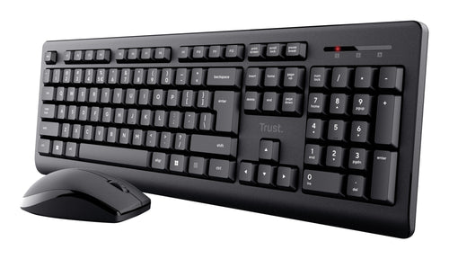 Trust Keyboard Spanish And Mouse Inalámbricos Primo Black — image 1