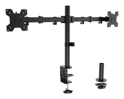 Aisens Desk Mount Eco Swivel And Tilt Monitor/TV 10KG (3 Pivots 2 Arms 17-32, Black — image 1