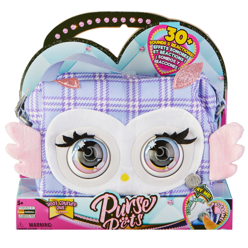 Spin Master Bolso And Toy Mascota Purse Pets - Print Perfect Eule, Bag 6064118