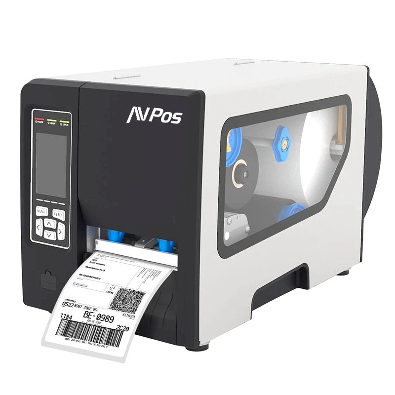 Avpos Printer E1 Thermal Labels Industrial - Speed 203MM/S - Resolution 300 DPI - Usb, Serie And LAN - Colour