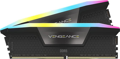 Corsair RAM DDR5 32GB 2X16GB) PC5-41600 5200MHZ Vengeance RGB Black CMH32GX5M2B5200C40 — image 1