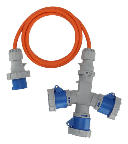 Brennenstuhl Extensión.-cable Cee 3VÍAS Distribuidor 16A 2M — image 1