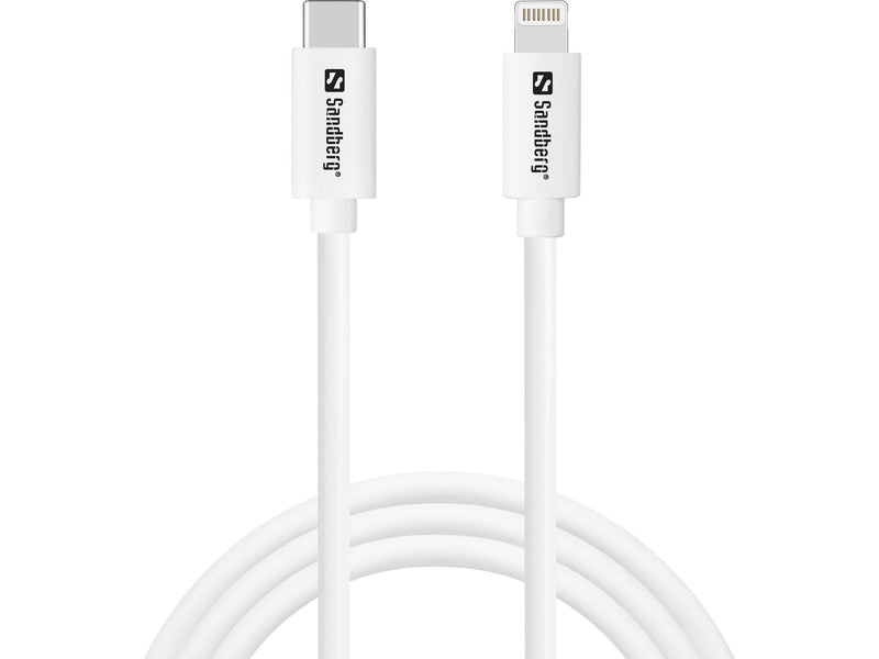 Sandberg 136-58 Cable Connector Lightning 1M White