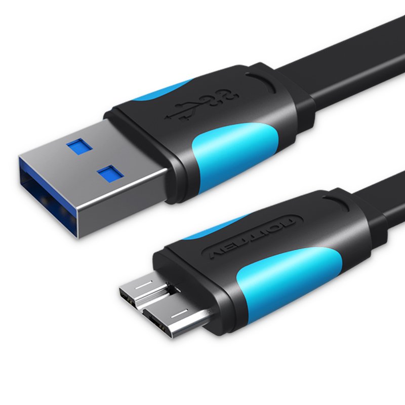 Vention USB Cable 3.0 VAS-A12-B100 Microusb Male USB Male 1M Blue And Black