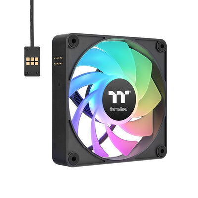 Thermaltake Fan PC CT120 Ex Reverse ARGB Sync PC Cooling Fan, Black Paquete 3 CL-F192-PL12SW-A — image 1