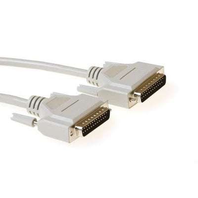 1.8 Metre Serial 1:1 Connection Cable 25 Pin D-sub Male - 25 Pin D-sub Male — image 1
