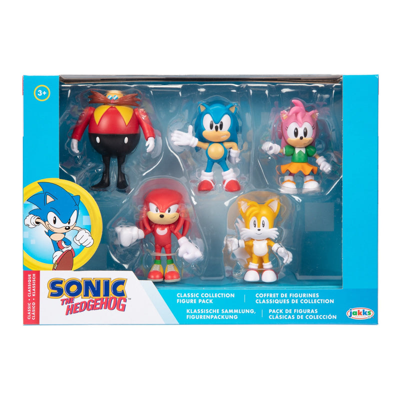 Blíster 5 Figuras Sonic The Hedgehod 6CM
