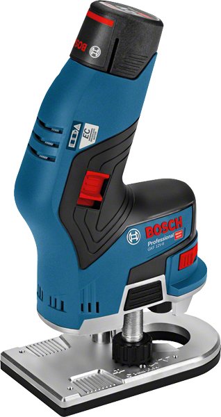 Bosch Professional Gkf 12V-8 Fresadora Cantos a Battery (12V, 13000 Rpm, Pinzas Ø 6MM / 8MM, Without Battery B
