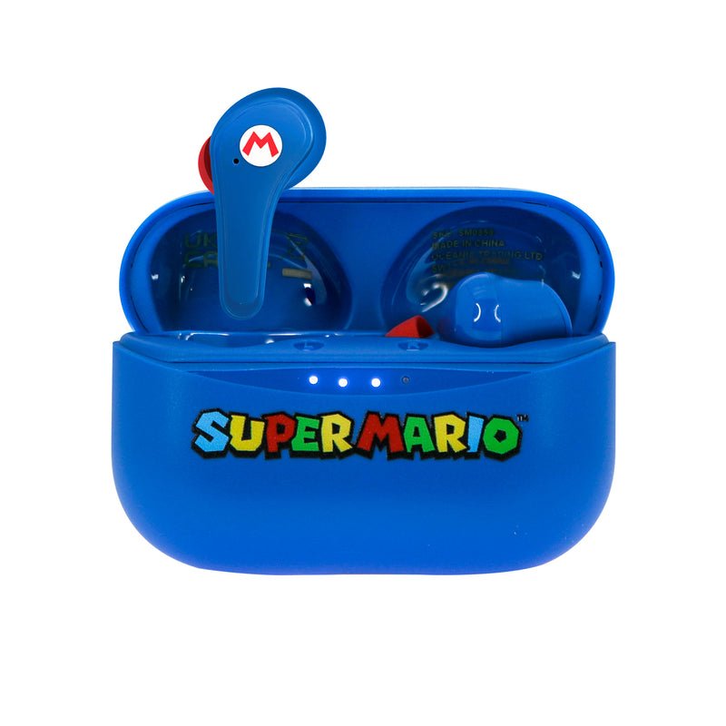 Auriculares Inalambricos Azul Super Mario Nintendo