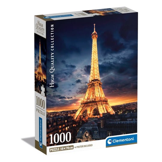 Clementoni - Puzzle 1000 Pieces Tower Eiffel