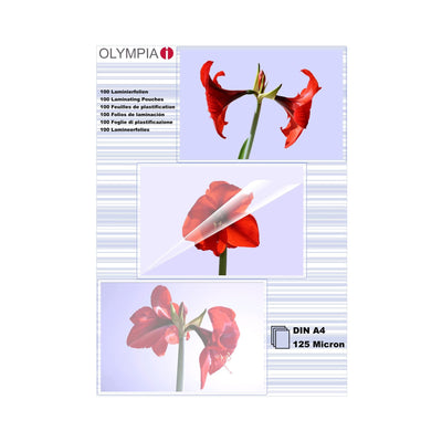 Olympia 1X100 Cases Plastificar Din A4 125 Micras 9176 — image 1