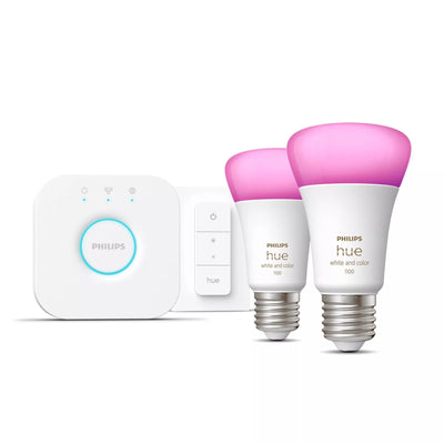Philips Puente Hue + 2X E27 9W Rgbw + Switch — image 1