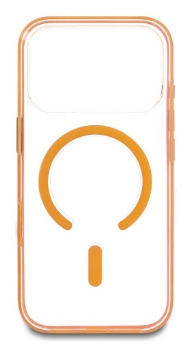 Delock Case Protectora Iphone 17 Pro Compatible With Magsafe Transparente-naranja