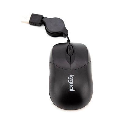 Iggual Mouse Retractable COM-BASIC-800DPI Black — image 1