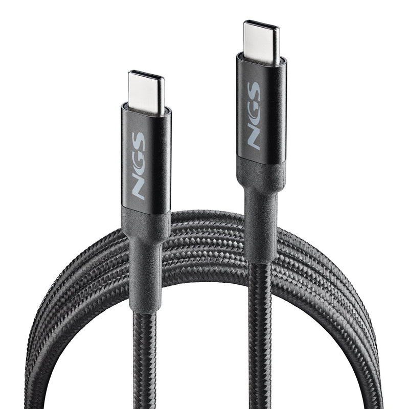 Ngs USB Cable 2.0 Type-c Knot USB Type-c Male USB Type-c Male Up To 65W 480Mbps 3M Black