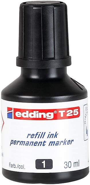 Edding Frasco Ink T25 Marker Permanente 30ML Black — image 1