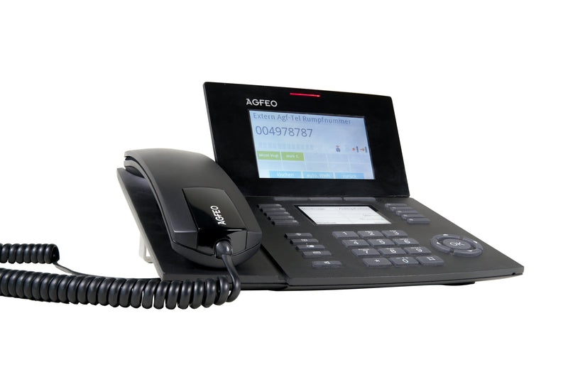 Agfeo St 56 IP Phone IP Black Terminal With Connection Cable