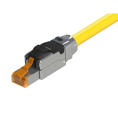 Roline S FTP- Pimf- Network Cable KAT.8 Class I Lsoh Massivdraht Yellow 3M — image 1