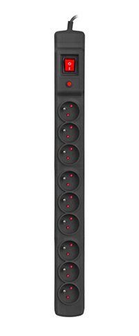 Armac M9 / 15 / Cz Protection Contra Sobretensiones Armac Multi M9 (9 Plugs 1.5M Black