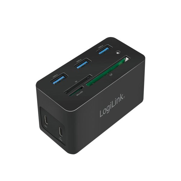 Logilink Docking USB 3.2 (G1) Hdmi, 10 Ports PD 4, Black